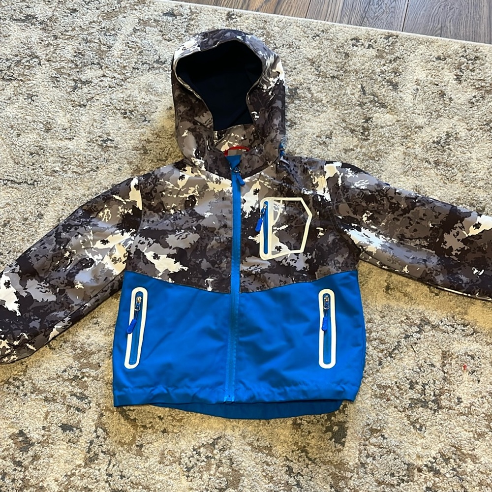 Top & Sky Kids: Waterproof Coat Lightweight Hooded Fleece Lined Raincoat